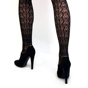 ARMANI -luxurious woman's black suede 4-inch ankle shoes